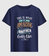 Amazing Brother-Sister Unisex Half Sleeve T-shirts (Pack of 2)